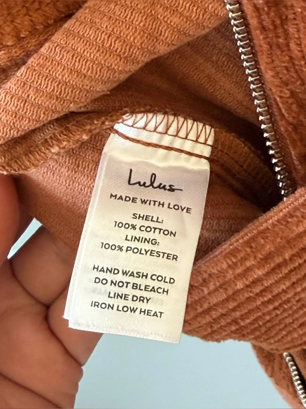 NWT Lulus Corduroy Overalls Small Burnt Orange Adjustable Strap Tie Waist Fall